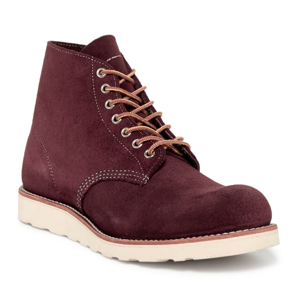 Red Wing 8817 Maroon Roughout 4.5/7.5 boots